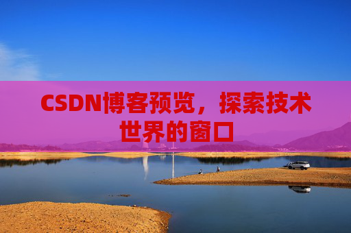 CSDN博客预览，探索技术世界的窗口